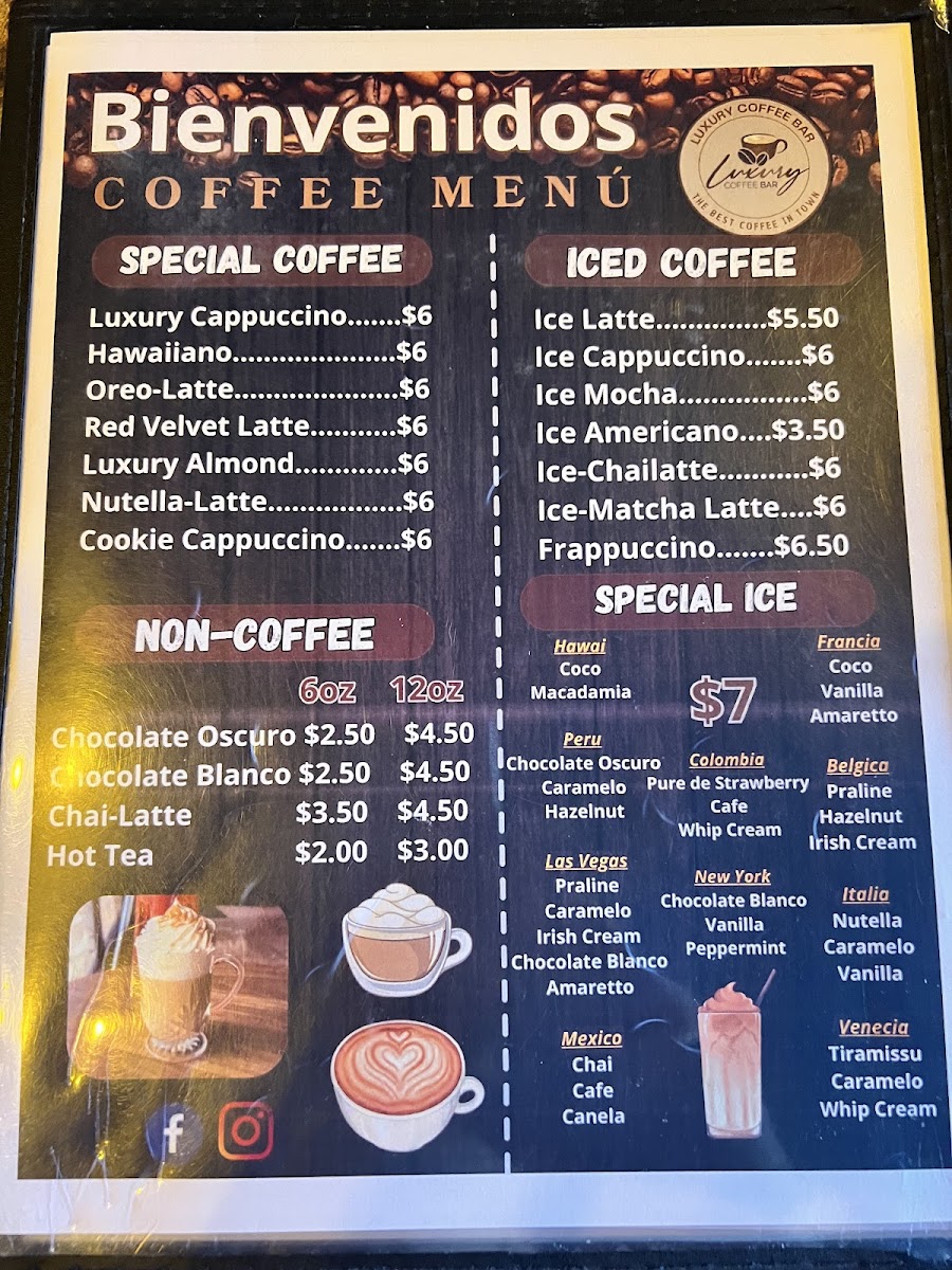 Menu Luxury Coffee Bar-2