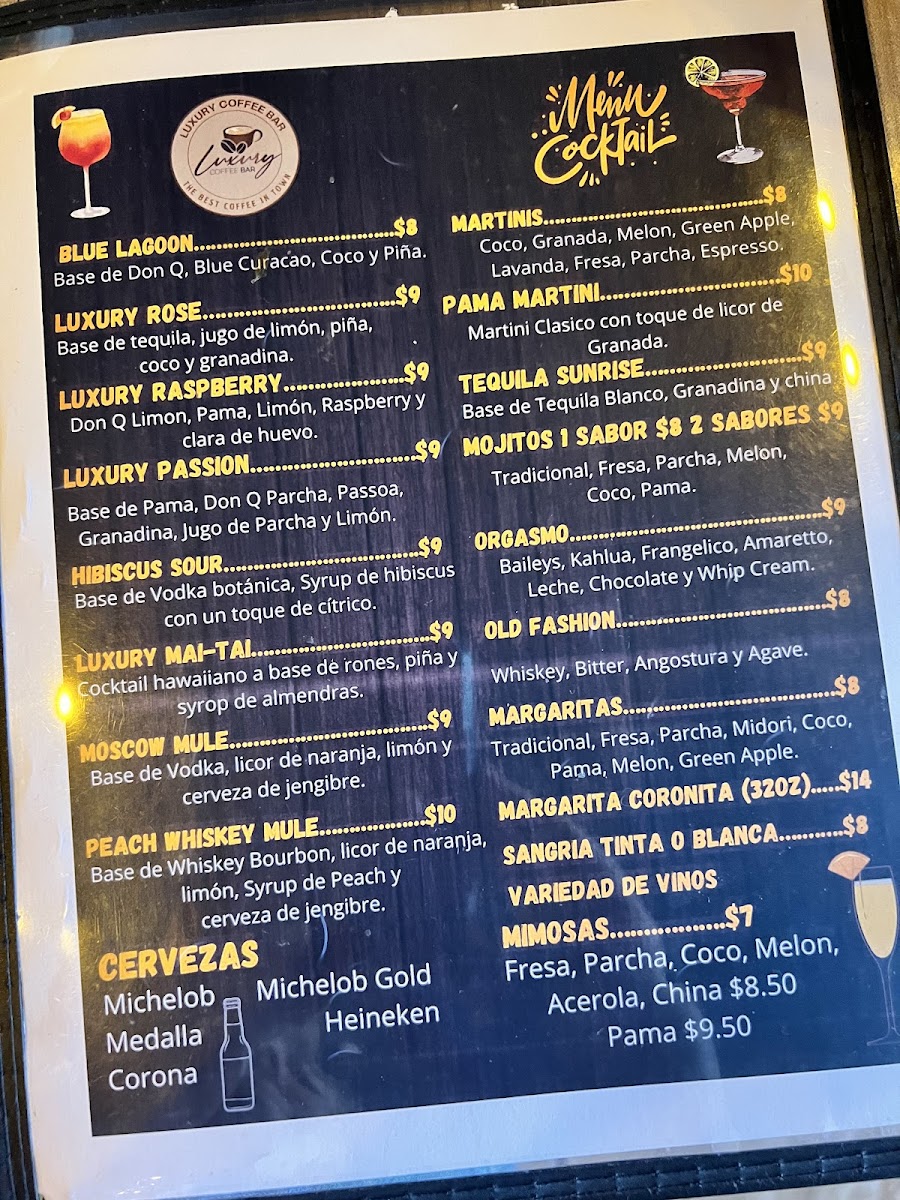 Menu Luxury Coffee Bar-4