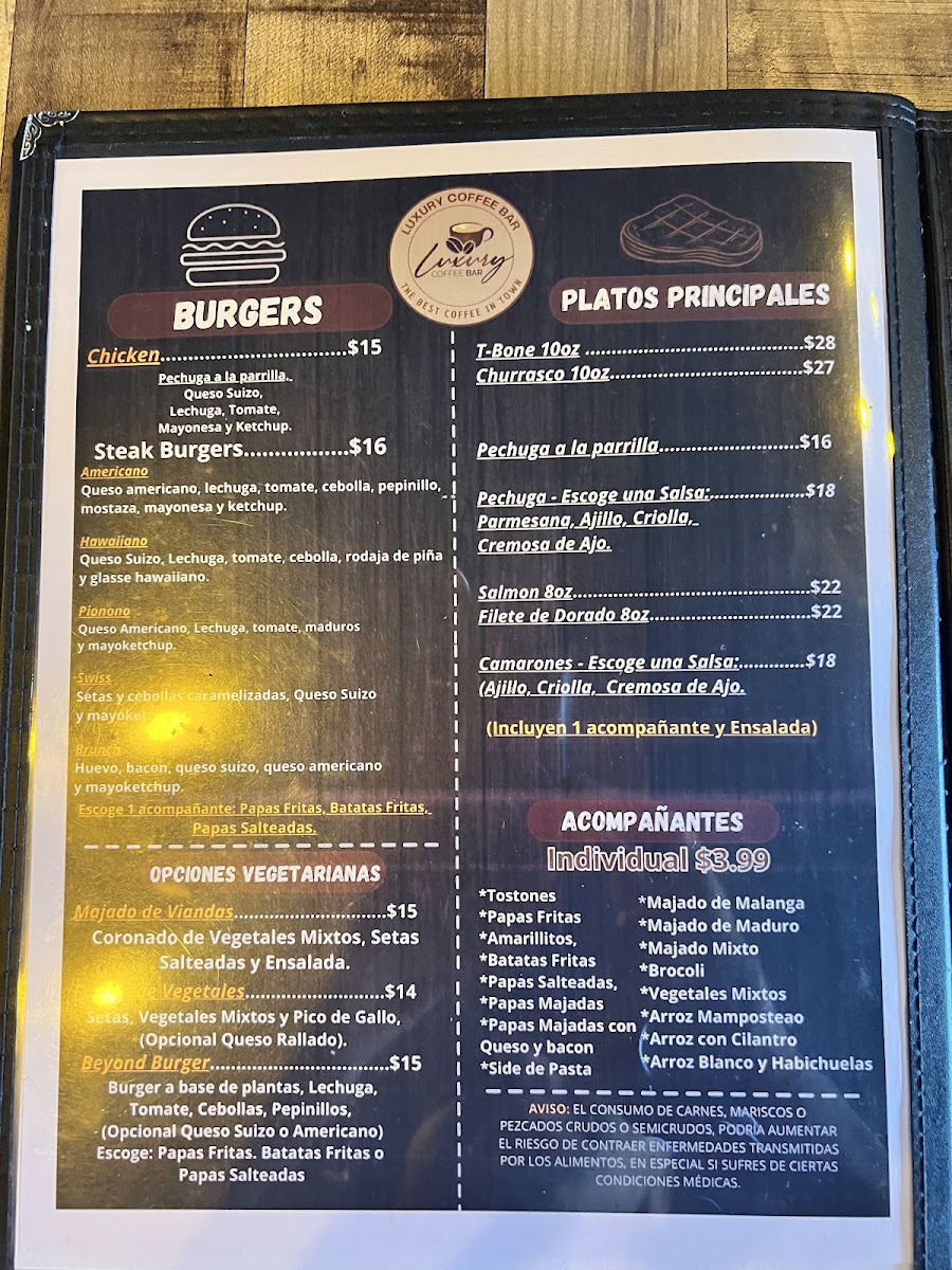 Menu Luxury Coffee Bar-5